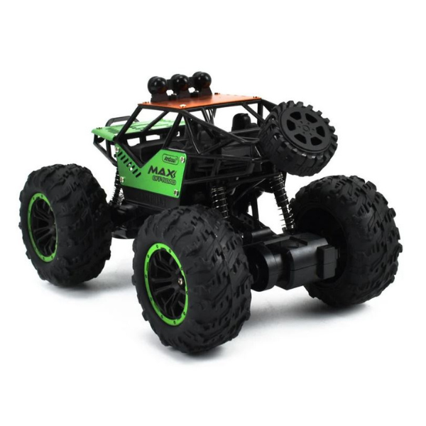 Τηλεκατευθυνόμενο Αυτοκίνητο Andowl Crawler Off-road για Παιδιά με Μπαταρίες - Πράσινο